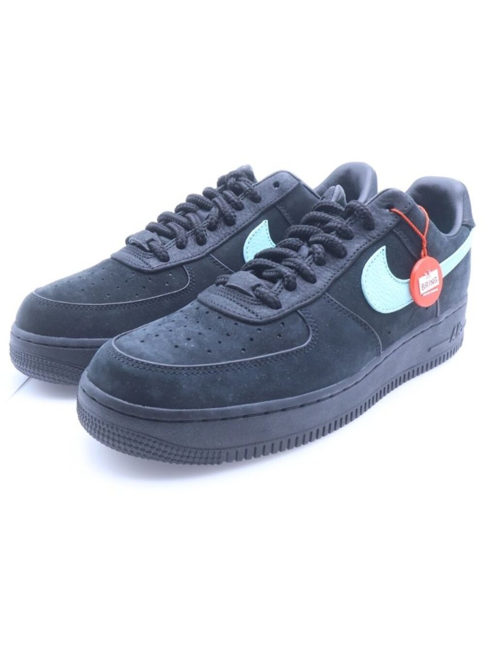 Tiffany & Co Nike Air Force 1 Low Black Air 1 Low Cut Sneakers Shoes Blue - Picture 2 of 6